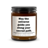 May the universe guide you along your sacred path Candle - Image 2