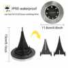 4/8 LEDs Solar Powered Buried Light Outdoor Pathway Garden Decking - Image 13