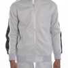 SNAP BUTTON TRACK JACKET- GREY - Image 2