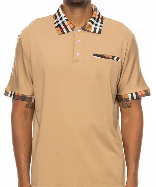 Checkered Detail Polo