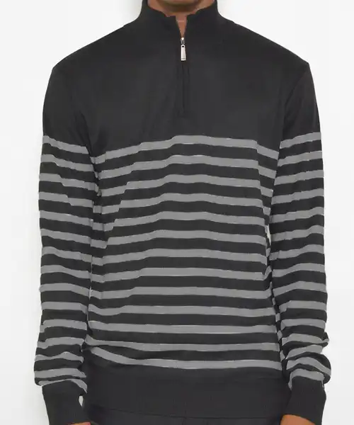 Quarter Zip Up Sweater