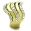 Women Stainless Steel Synthetic Crystal Rings - Image 4