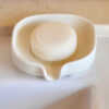 Self-Draining Porcelain Soap Dish - Image 3