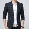 Mens Mix Plaid Blazer