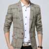 Mens Mix Plaid Blazer - Image 2