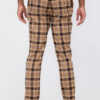 Plaid Slim Fit Trouser Pants - Image 3