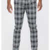 Plaid Slim Fit Trouser Pants - Image 3