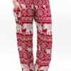 Burgundy ELEPHANT Pants Women Boho Pants Hippie Pants Yoga - Image 2