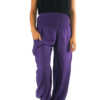 Purple Women Boho Pants Hippie Pants Yoga Pants Harem