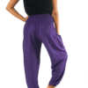 Purple Women Boho Pants Hippie Pants Yoga Pants Harem - Image 4