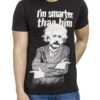 Einstein I'm Smarter Black Half Sleeve Men T-Shirt