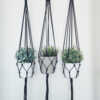Macrame Plant Hanger, Macrame Pot Holder - Image 2