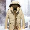 Mens Hooded Military Style Coat