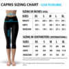 womens black magic cat capri leggings
