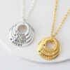 mom necklace birthstone, mom necklace with kids names, grandma jewelry