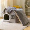 Removable Roof Plush Pet House - Image 4