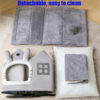 Removable Roof Plush Pet House - Image 3