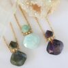 Luxury Mini Crystals Bottles | 24 Karats Natural Crystals Necklaces