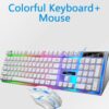 Ninja Dragons White Knight Gaming Keyboard and Mouse Set - Image 4