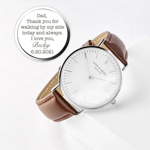 data-5.jpg Personalized Mens Watch, Engraved Watch Gift for Boyfriend Husband