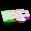 Ninja Dragons White Knight Gaming Keyboard and Mouse Set - Image 2