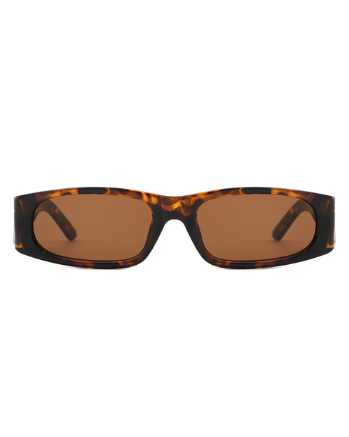 Talon - Rectangle Narrow Retro Square Fashion Sunglasses - Image 2