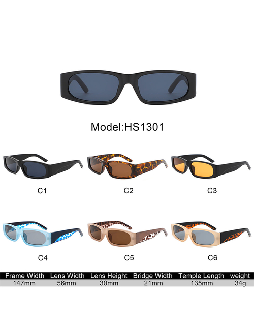 Talon - Rectangle Narrow Retro Square Fashion Sunglasses - Image 8