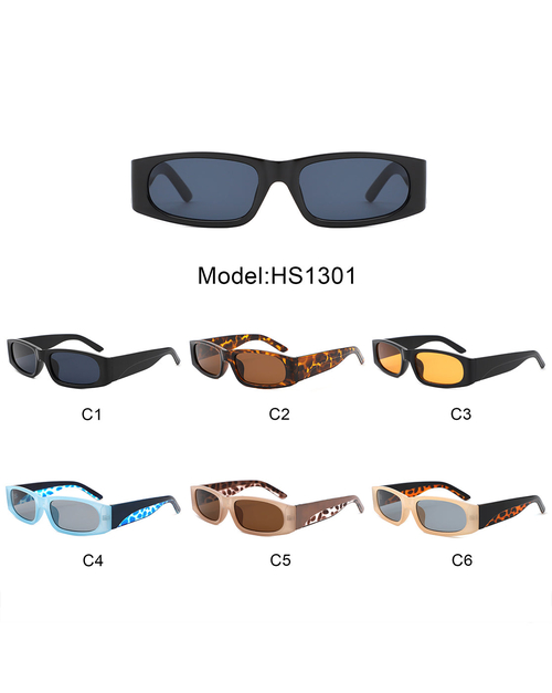Talon - Rectangle Narrow Retro Square Fashion Sunglasses - Image 9